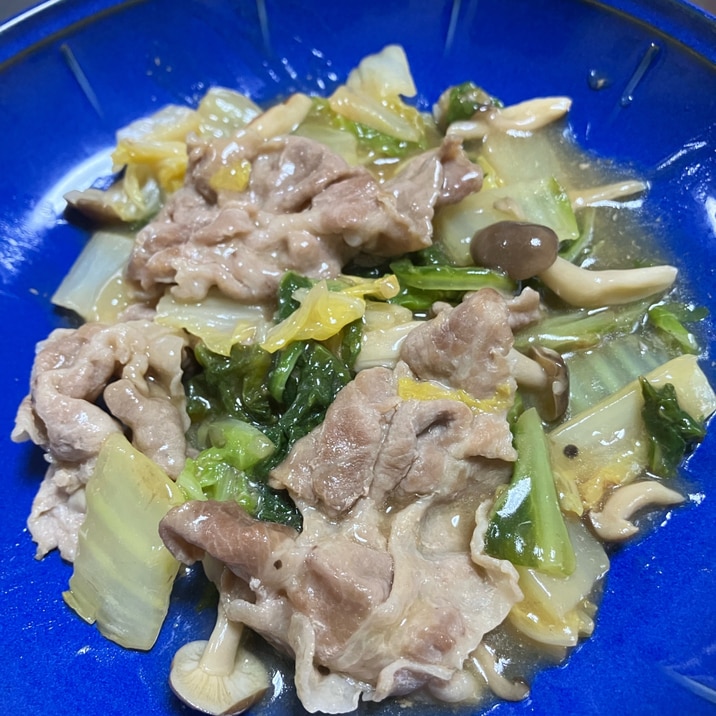 豚バラ白菜のトロトロ煮